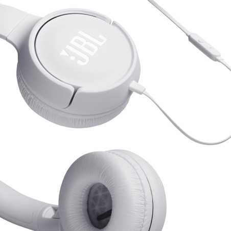 Casque filaire JBL Tune 500 - Blanc