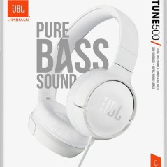 Casque filaire JBL Tune 500 - Blanc