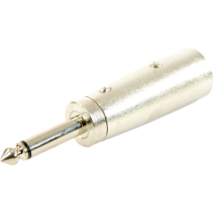 Adaptateur XLR mâle asymétrique/ JACK mâle mono