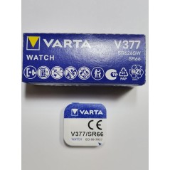 Pile bouton oxyde d'argent Varta 377 à L'Unité