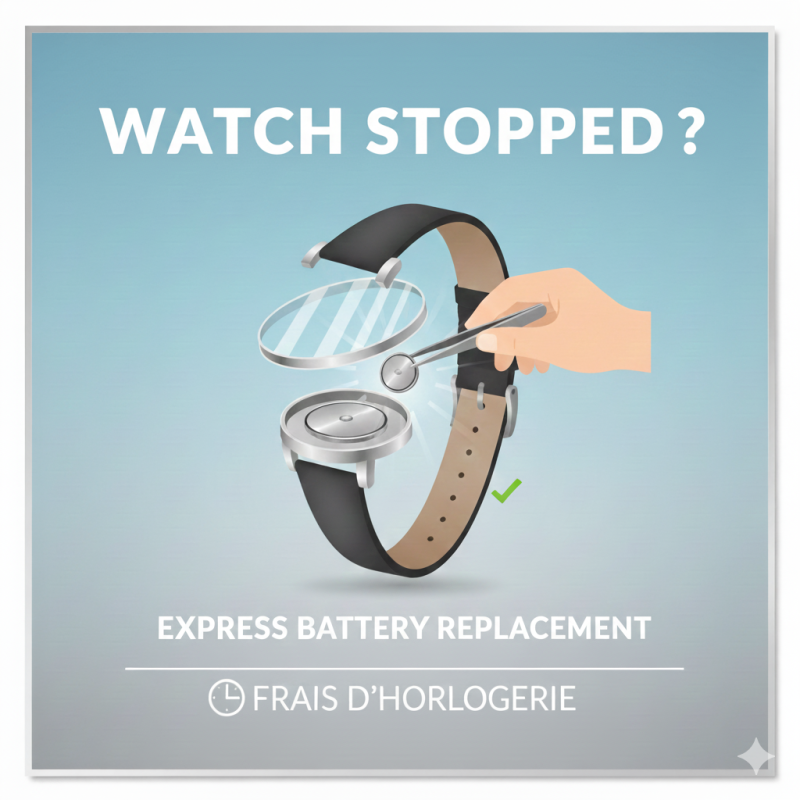 🔋 Service Express : Remplacement de Piles d'Horlogerie