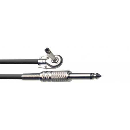 Stagg SGC6PL Câble instrument (6m) jack/jack coudé Plat