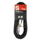 Stagg SGC6PL Câble instrument (6m) jack/jack coudé Plat