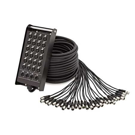 Boitier de Scène 24 XLR / 4 Retours 30 m