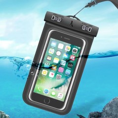 AKASHI Etui Imperméable Waterproof Flottant Universel Pour Smartphone Jusqu’À 6,8"