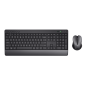 Ensemble clavier et souris sans fil Trust Trezo Confort écoresponsable Noir
