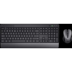 Ensemble clavier et souris sans fil Trust Trezo Confort écoresponsable Noir