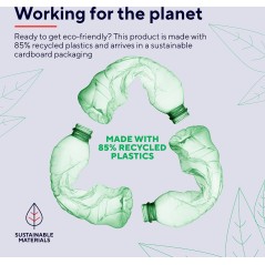 Ensemble clavier et souris sans fil Trust Trezo Confort écoresponsable Noir