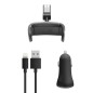 Pack Chargeur Voiture QualComm 3.0 3A + Câble USB Type-C