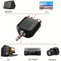 Adaptateur 2 prises RCA femelle vers Jack 3.5 mm mâle