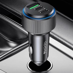 Chargeur Allume-Cigare Yesido Y50 60W Noir