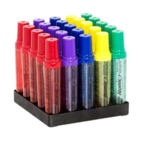 Recharge de gaz 18 ML Atomic en plastique coloris assortis