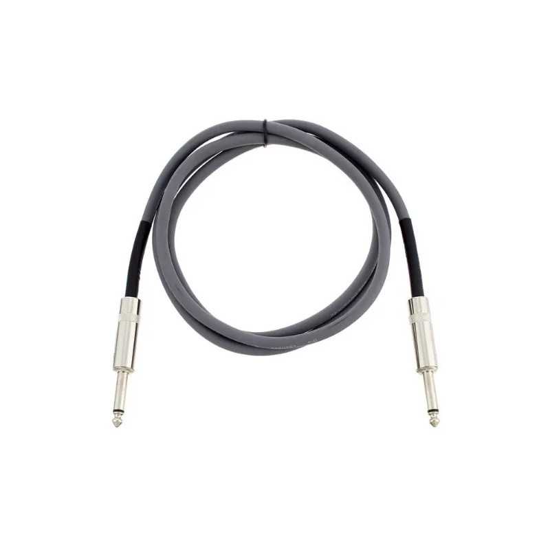 Câble haut-parleur mono JACK 6,3 mm 1,5 m Gris le serpent PPS1015