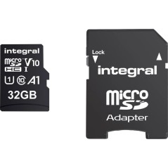 Carte Micro-SDHC 32GB V10 Class 10 - 100MB/s avec Adaptateur SD (AG12580)