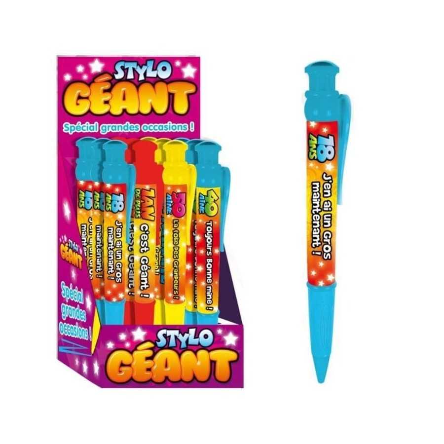 STYLO GÉANT - BLEU 18 ANS