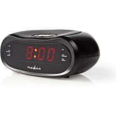Radio-réveil Nedis CLAR001BK | Noir