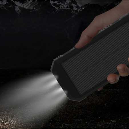 Akashi - Banque d'énergie solaire sans fil - Li - 10000 mAh