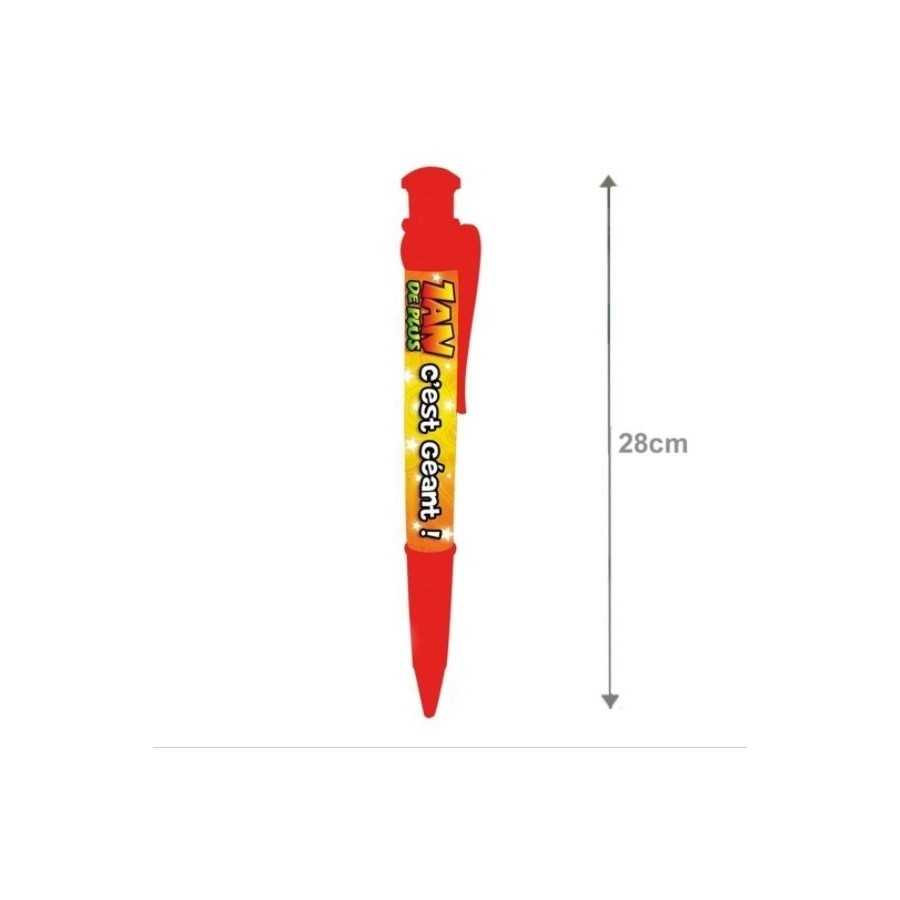 STYLO GÉANT - ROUGE 1 AN