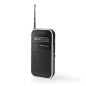 Radio FM De Poche Nedis RD FM Aluminium / Noir