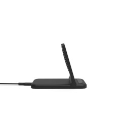 CHARGEUR INTELLIGENT PAD A INDUCTION RAPIDE QI 15W - STAND PLIABLE - NOIR - JAYM®**