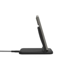 CHARGEUR INTELLIGENT PAD A INDUCTION RAPIDE QI 15W - STAND PLIABLE - NOIR - JAYM®**