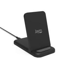 CHARGEUR INTELLIGENT PAD A INDUCTION RAPIDE QI 15W - STAND PLIABLE - NOIR - JAYM®**