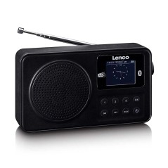 Lenco PDR-033BK Radio portable DAB+/FM avec Bluetooth® Noir