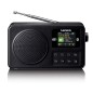 Lenco PDR-033BK Radio portable DAB+/FM avec Bluetooth® Noir