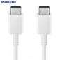 Câble Data USB-C vers USB-C Samsung EP-DA705BWE 25W 3A (1m) GP-TOU021RFBWW Bulk Blanc