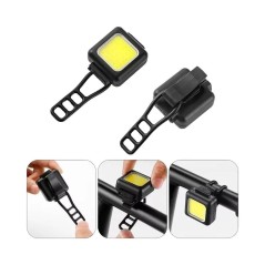 Mini Lampe LED de Sécurité (Avant/Arrière) pour Vélos & Trottinettes