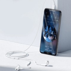 Écouteurs Filaires Lightning Usams US-SJ453 (Bluetooth) Blanc