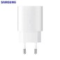 Chargeur Secteur USB-C Samsung TA800NW GP-PTU021SOAWQ PD 25W Bulk Blanc