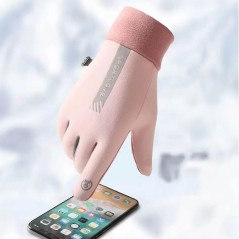 Gants Tactiles Imperméables et Antidérapants (Homme) Noir