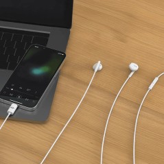 Écouteurs Filaires USB-C CONNECT MC-EFBC01 Blanc