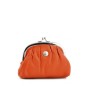 Porte-monnaie cuir HEXAGONA - Orange