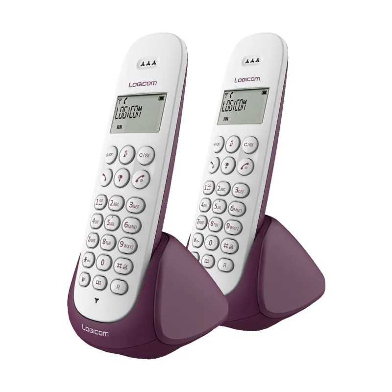 Télephone fixe DECT Duo LOGICOM Aura 250 Télephone fixe DECT Duo LOGICOM Aura 250