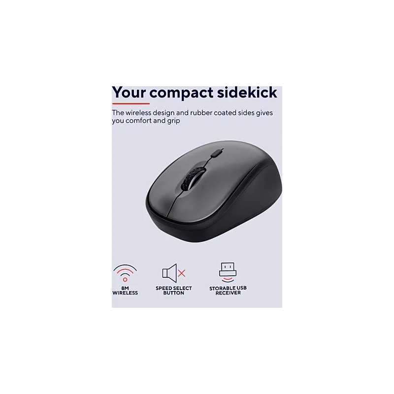 Trust Yvi+ souris Bureau Droitier RF sans fil Optique 1600 DPI Trust Yvi+ souris Bureau Droitier RF sans fil Optique 1600 DPI