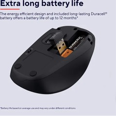 Trust Yvi+ souris Bureau Droitier RF sans fil Optique 1600 DPI