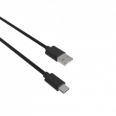 CABLE CHARGE & SYNCHRO USB-A VERS USB-C - LONGUEUR 1.5M - NOIR
