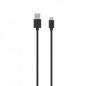 CABLE CHARGE & SYNCHRO USB-A VERS USB-C - LONGUEUR 1.5M - NOIR