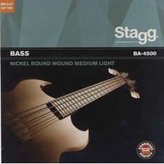 JEU DE CORDES MED-LT POUR GUITARE BASSE - STAGG BA-4500