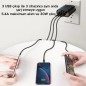 Adaptateur Charge Rapide KUULAA Mirror 3 USB QC3.0+PD 30 W Affichage Numérique