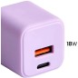 Chargeur Secteur Rapide USB-A 18W QC / USB-C 30W PD Compact GaN Chargeur Secteur Rapide USB-A 18W QC / USB-C 30W PD Compact GaN