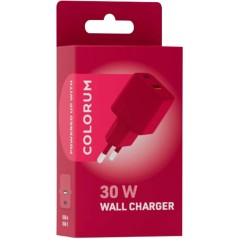 Chargeur Secteur Rapide USB-A 18W QC / USB-C 30W PD Compact GaN