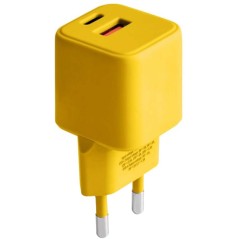 Chargeur Secteur Rapide USB-A 18W QC / USB-C 30W PD Compact GaN
