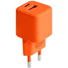 Chargeur Secteur Rapide USB-A 18W QC / USB-C 30W PD Compact GaN