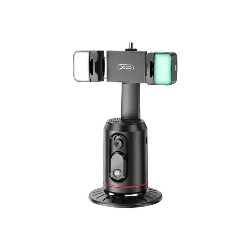 Support pour smartphone avec éclairage de suivi du visage à 360° et Bluetooth XOSS16LED