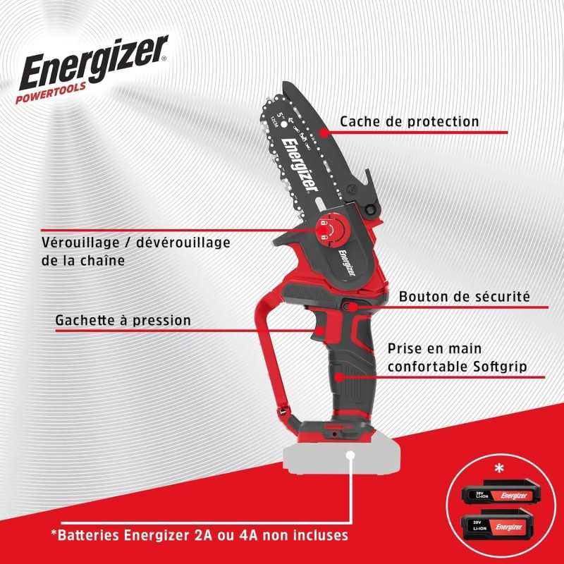 Mini Tronçonneuse à Batterie Energizer 3HCS02