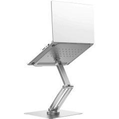 Support pour Ordinateur Portable Wiwu S801 Rotatif & Pliable Argent