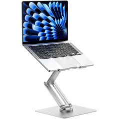 Support pour Ordinateur Portable Wiwu S801 Rotatif & Pliable Argent